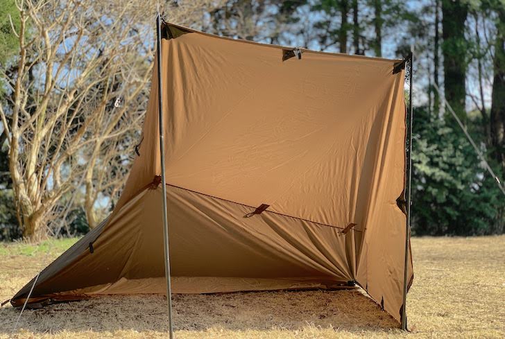 DDタープ3×3｜「フルクローズ張り」のやり方 | ソロニワ