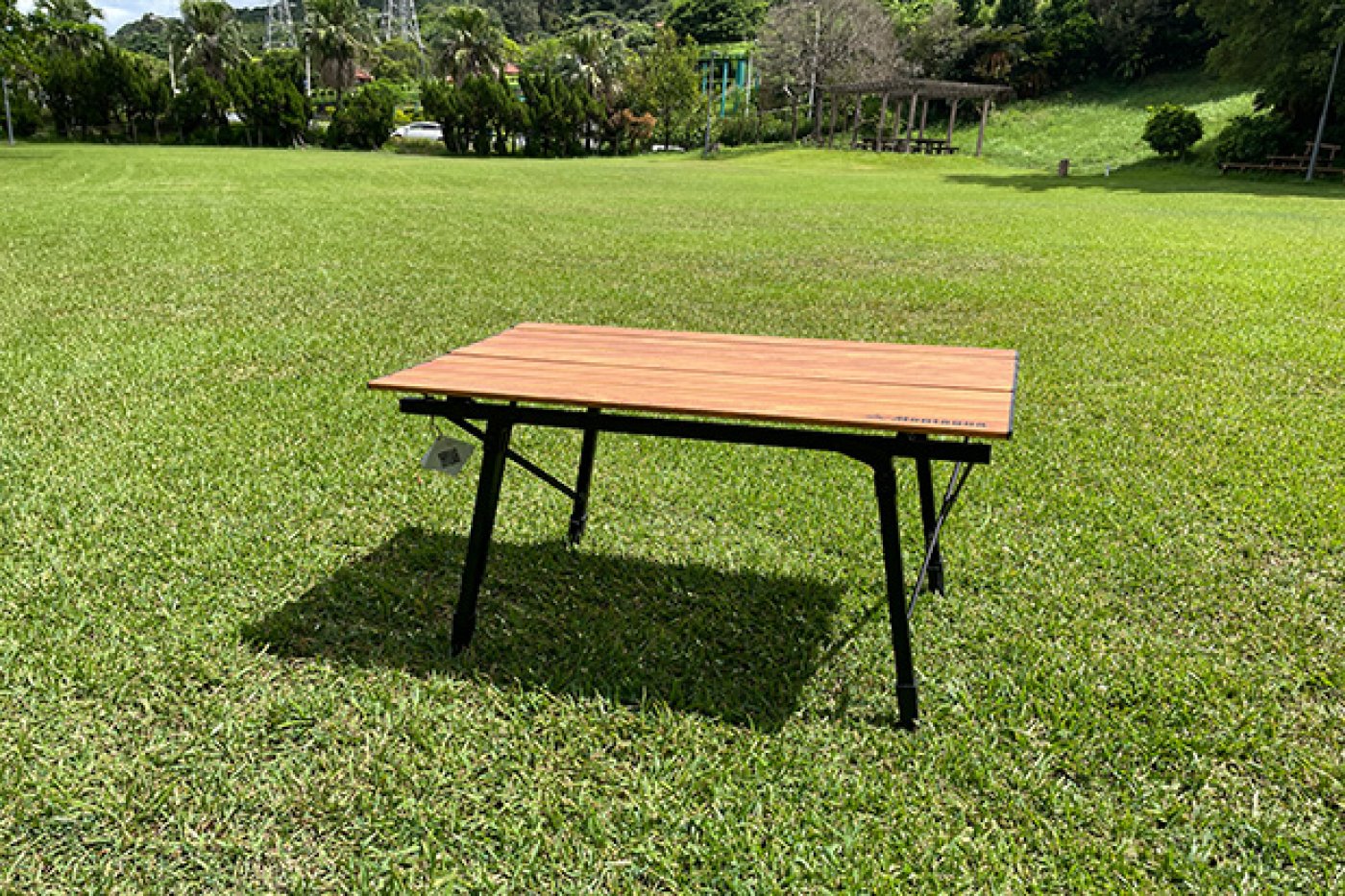 檜無垢材 細板 タフまるJr対応アイアンテーブル キャンプテーブル L型