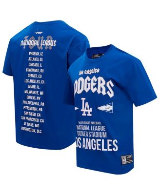 Pro Standard Men's Royal Los Angeles Dodgers Oversized City Tour T