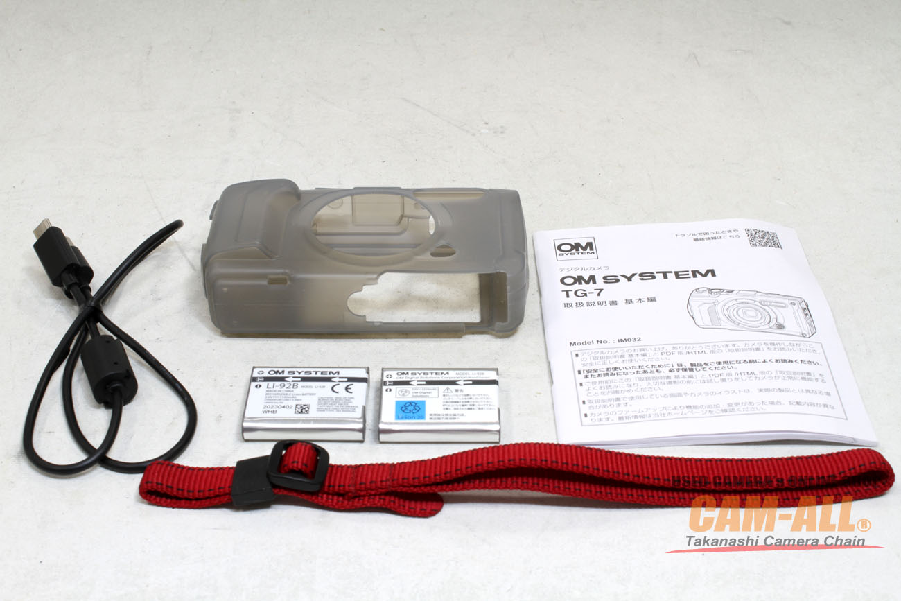 中古 OMシステム Tough TG-7 レッド 程度：A-（美品）