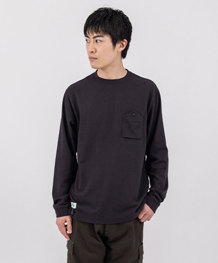 BEAMS DESIGN|4715-52 長袖Tシャツ 胸ポケット付き|作業服専門店SSS