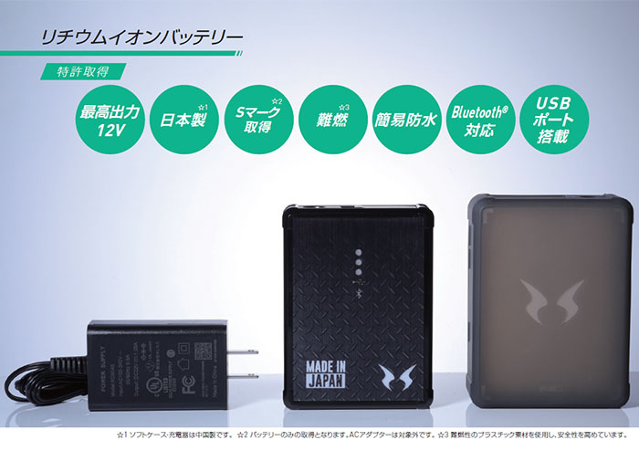 空調風神服|空調ウェア|2024年最新|RD9291J＋RD9210HNバッテリー＋