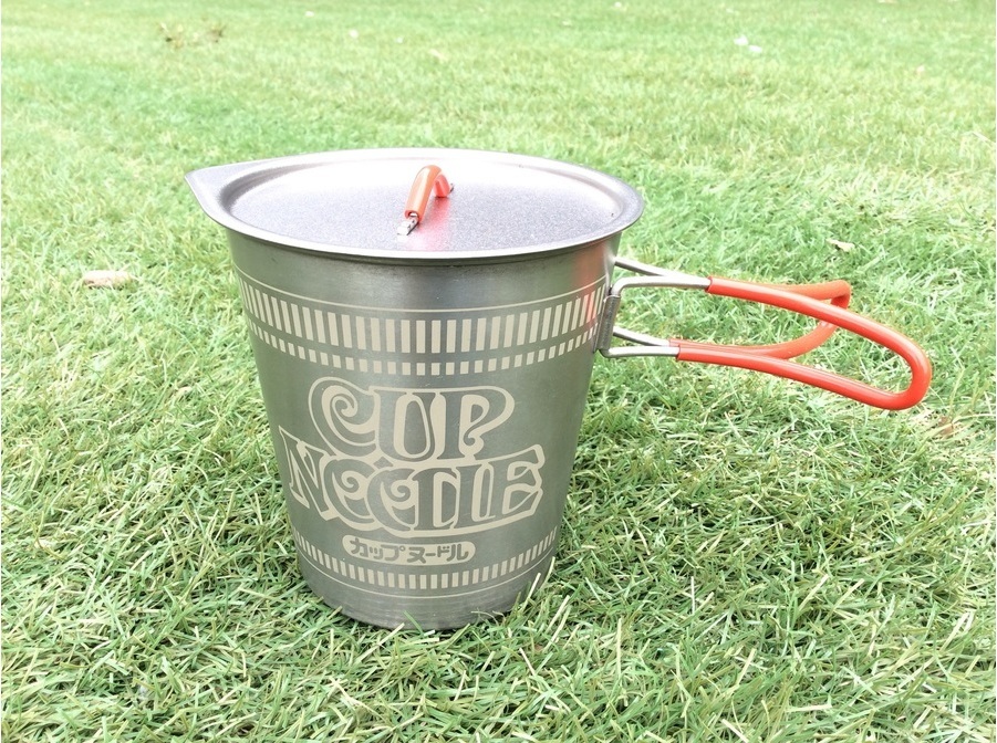 スポーツ柏】希少品！日清（ニッシン）のカップヌードル型チタン