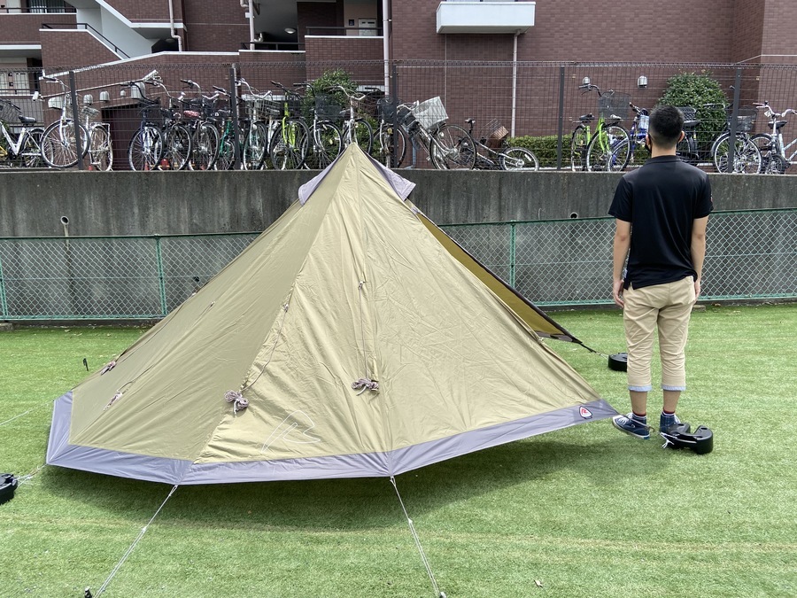 男前でかっこいい！ローベンスのグリーンコーン設営してみた！[2020.07