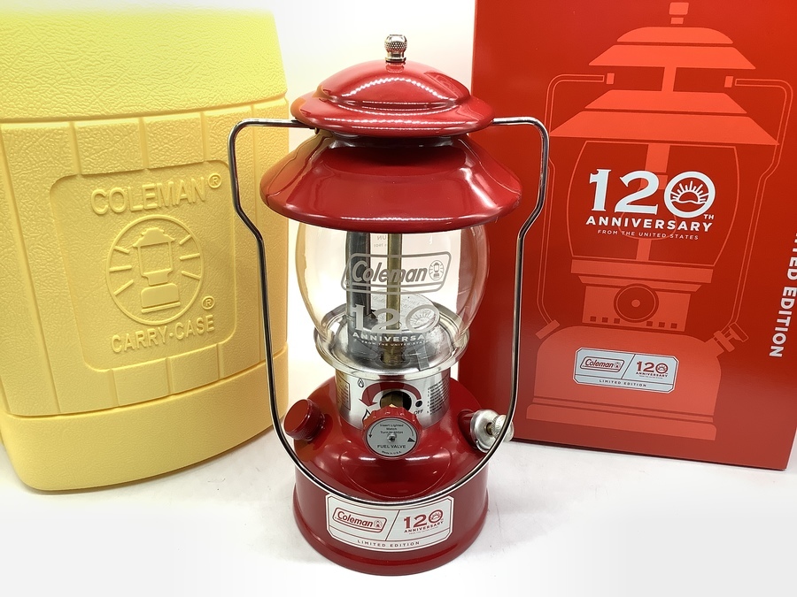 コールマン120周年。シーズンズランタン2021「The Red」を手に入れよう