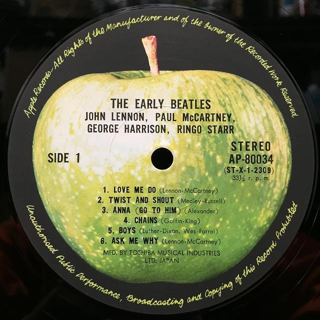 ビートルズ アーリービートルズ LP 国内盤 アップル d757y81 ザ・ビートルズ / アーリー・ビートルズ 新品輸入レコード国内仕様