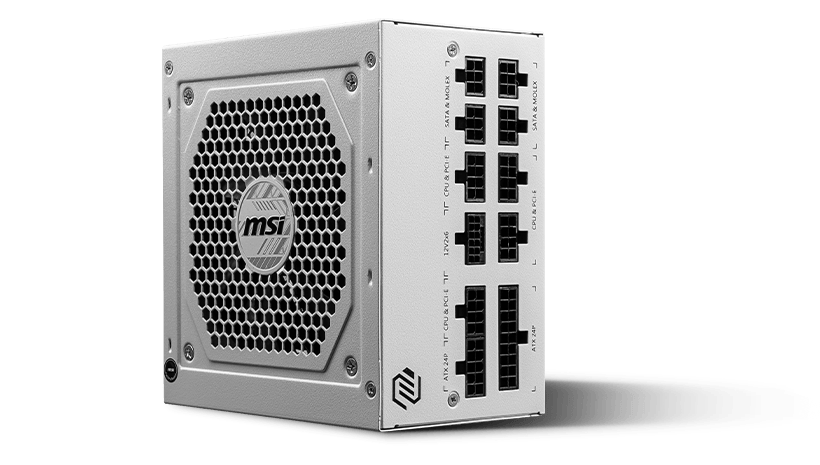 MAG A850GL PCIE5 WHITE | Power Supply | Overflow With Power