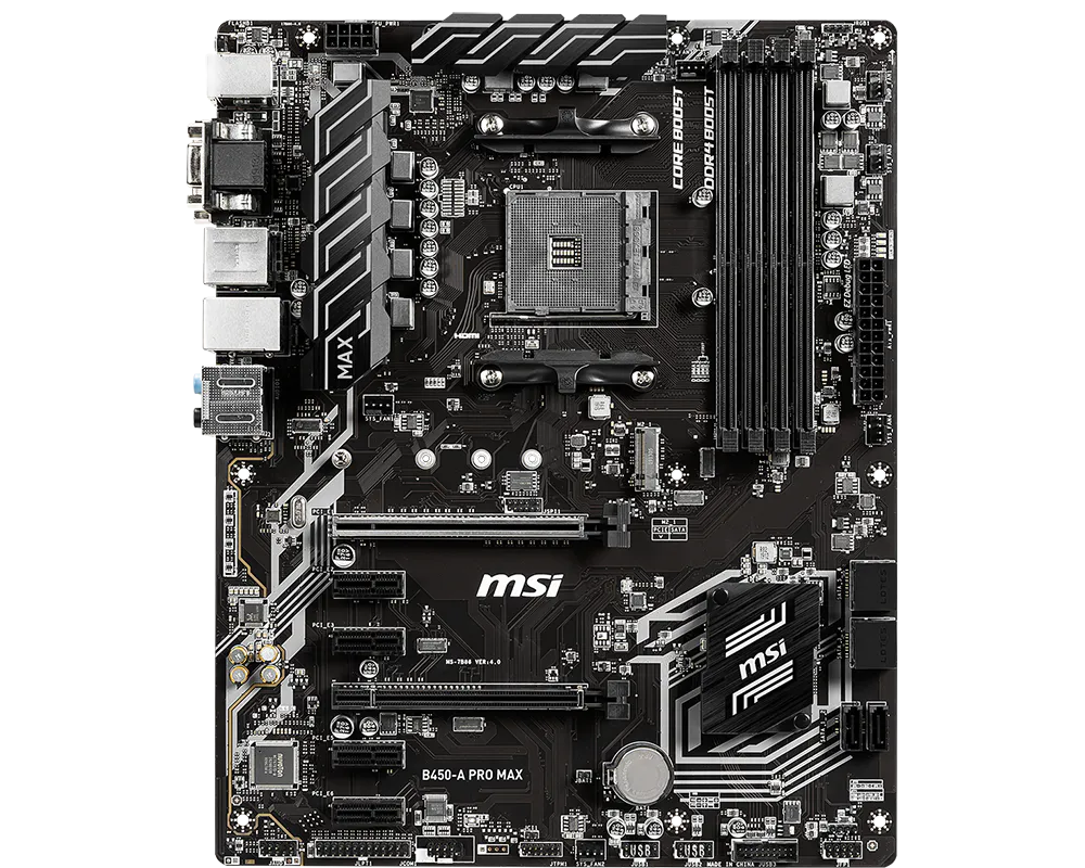 B450 A-PRO MAX AM4 ATXマザーボード