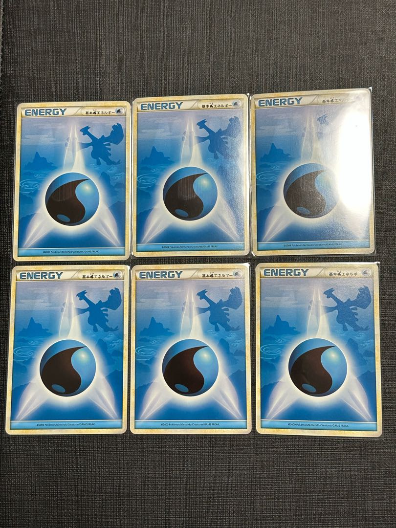 基本水エネルギー LEGEND ルギア背景 6枚セット 6枚の通販 たかさん