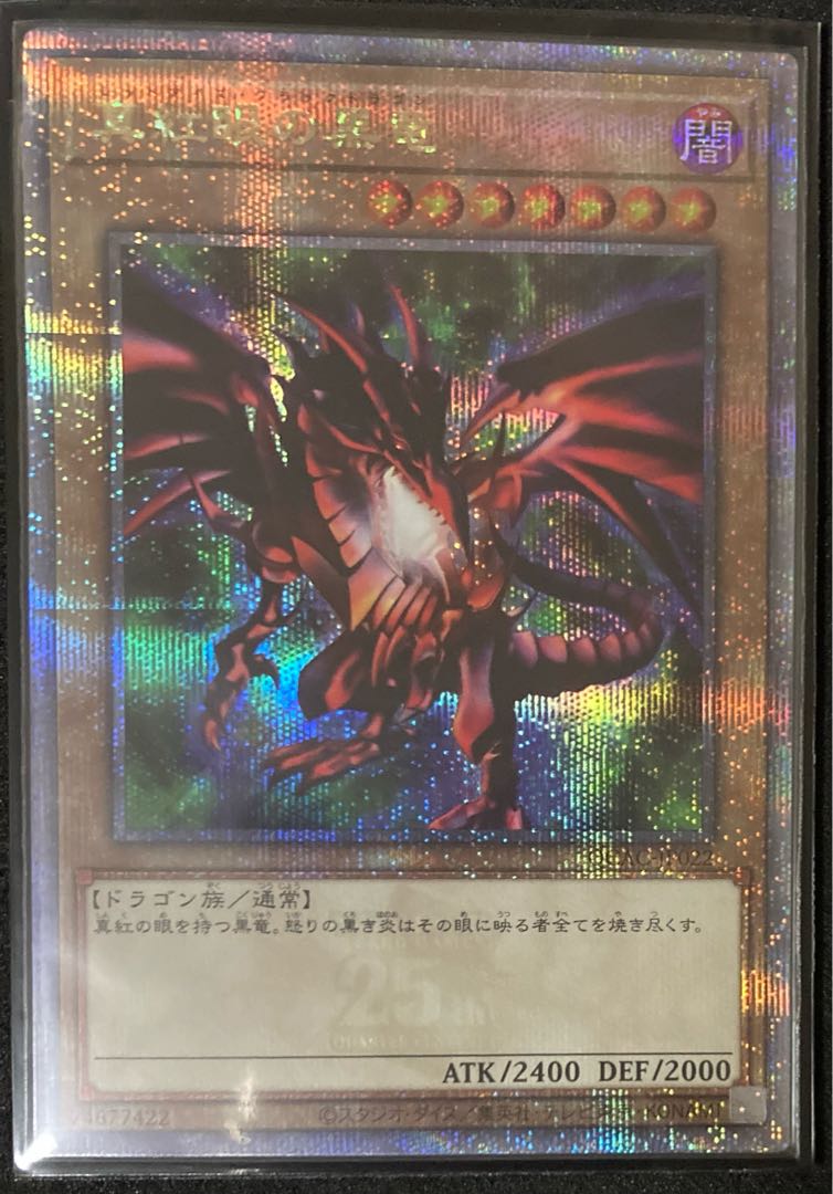 真紅眼の黒竜 QCSE 25th 遊戯王 シークレットレア QCAC アーコレ ART