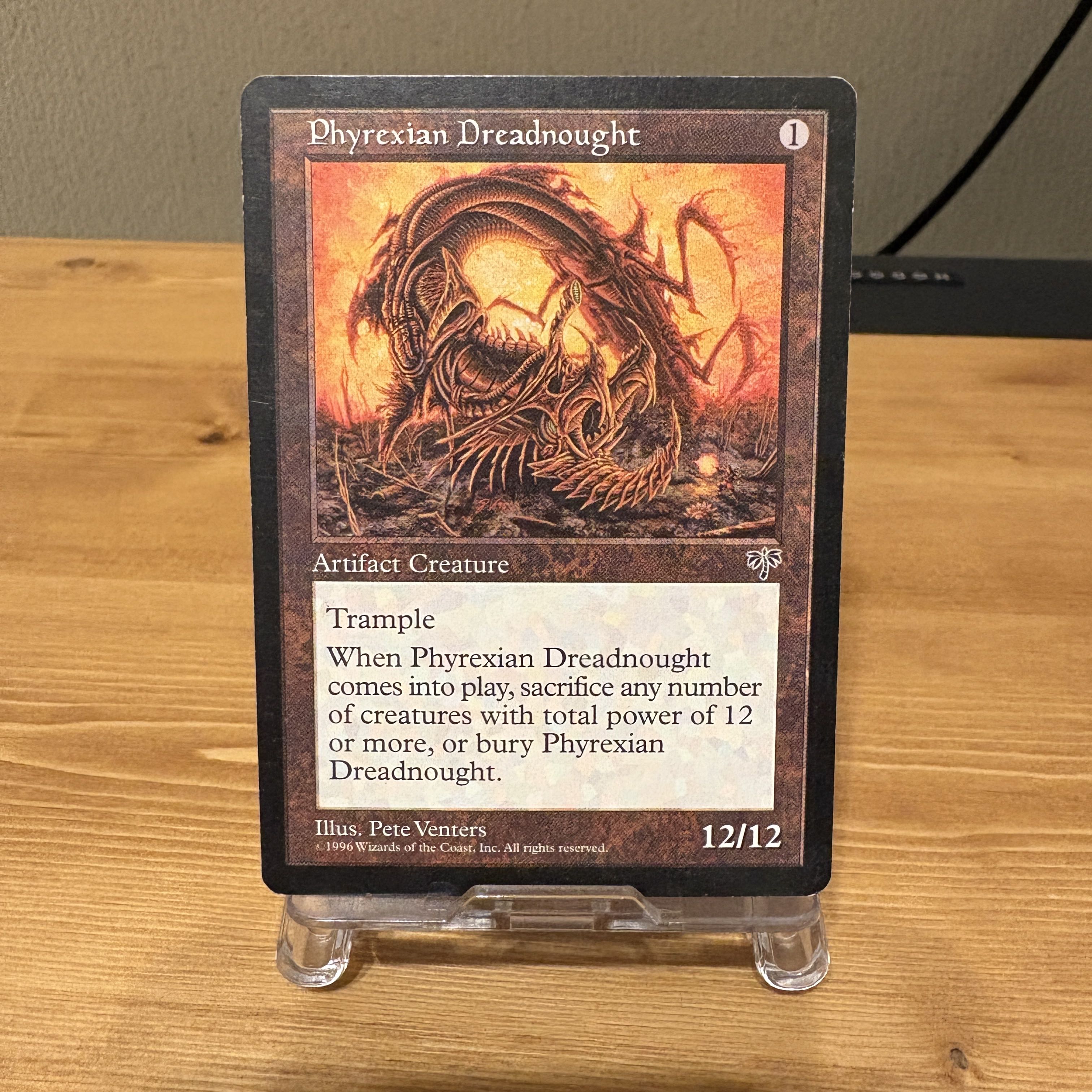 Phyrexian Dreadnought English Re-recorded Forbid MTG Fiend