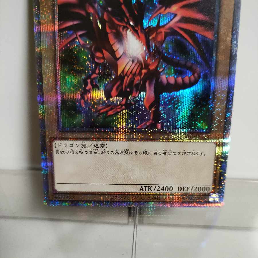 遊戯王 真紅眼の黒竜(QCAC版背景緑) 25thシークレット A＋ 1枚の通販