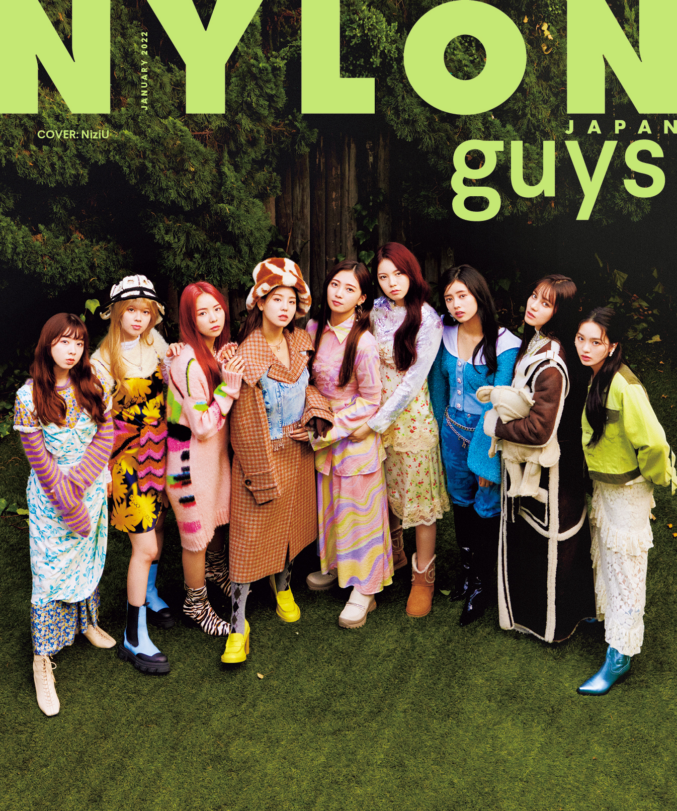 FASHION] NiziUがNYLON JAPAN をジャック！ 『NYLON JAPAN 2022年1月号