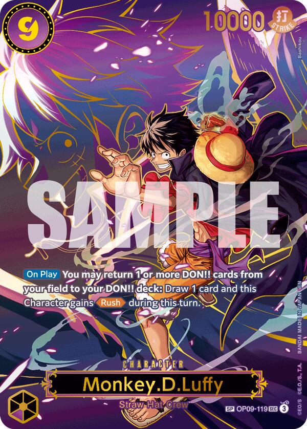Monkey.D.Luffy [SP] OP09-119 Prices | One Piece Carrying on His
