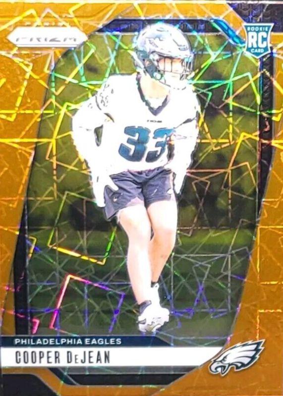 Cooper DeJean [Orange Lazer] #321 Prices | 2024 Panini Prizm