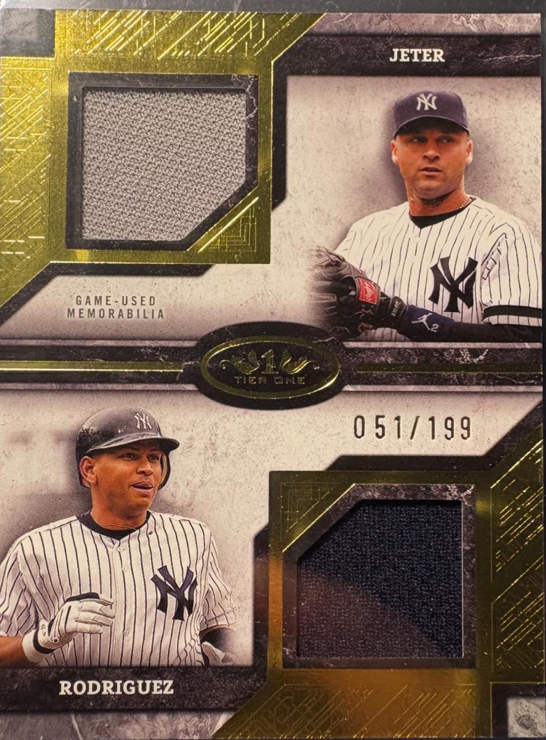 Derek Jeter / Alex Rodriquez #DPR-JR Prices | 2025 Topps Tier One