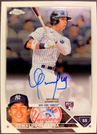 Oswaldo Cabrera #RA-OCA Prices | 2023 Topps Chrome Update Rookie