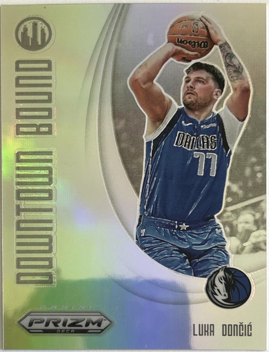 Luka Doncic [Silver] #5 Prices | 2024 Panini Prizm Deca Downtown