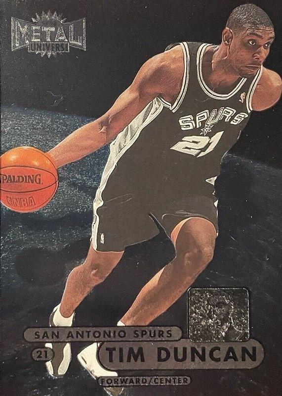 Tim Duncan #72 Prices [Rookie] | 1997 Metal Universe Championship