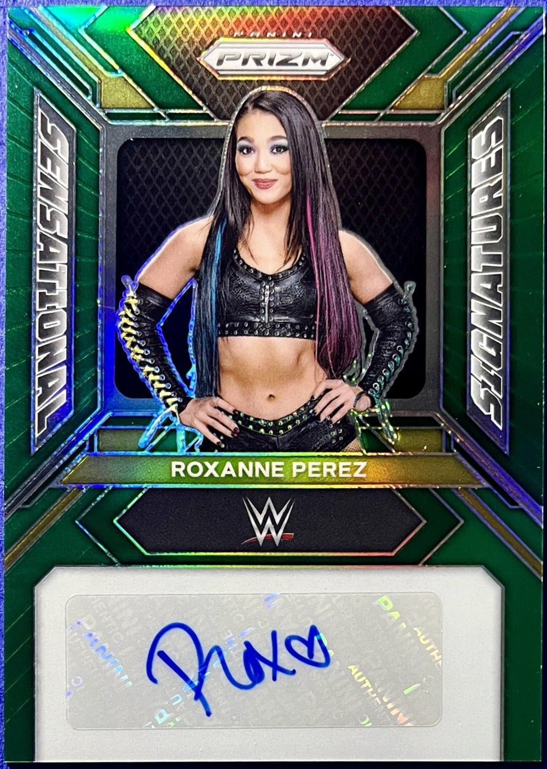 Roxanne Perez [Green] #SS-ROX Prices | 2024 Panini Prizm WWE