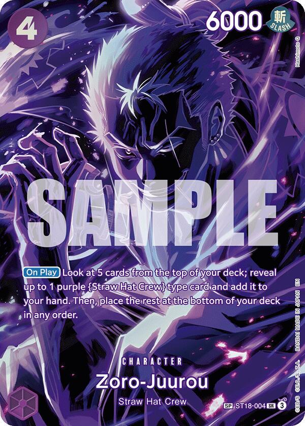 Zoro-Juurou [SP] ST18-004 Prices | One Piece Legacy of the Master
