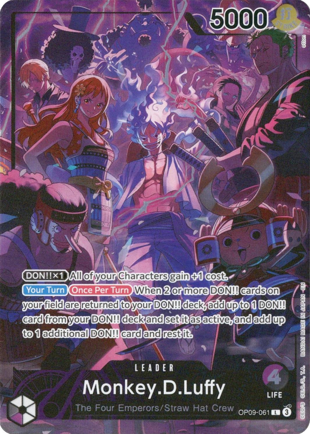 Monkey.D.Luffy [2nd Anniversary] OP09-061 Prices | One Piece