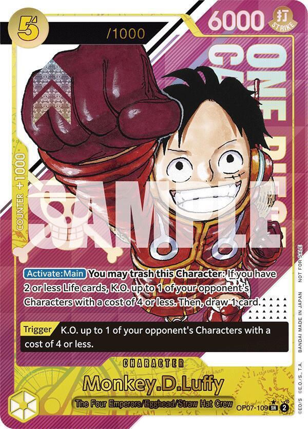 Monkey.D.Luffy [Serial] OP07-109 Prices | One Piece 500 Years in