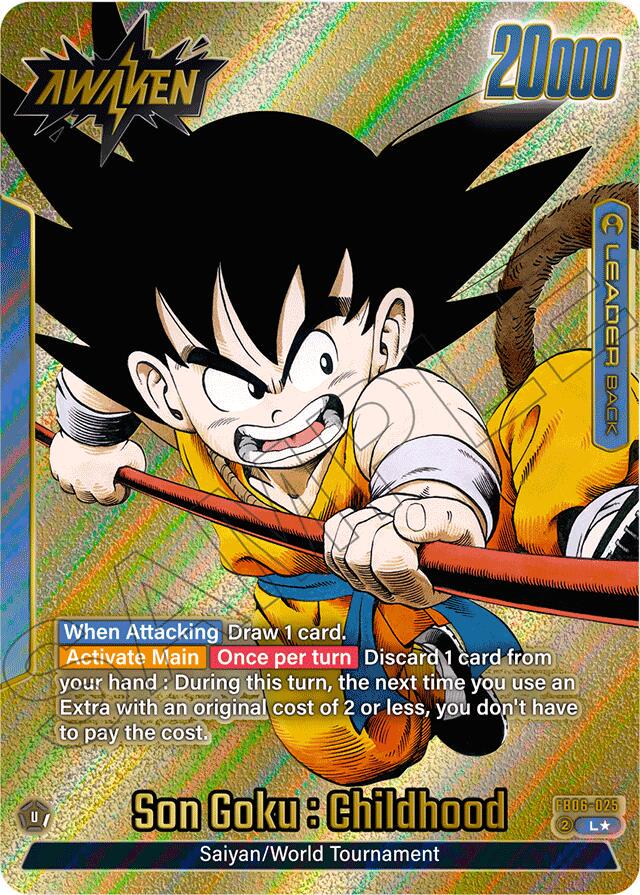 Son Goku: Childhood [Gold Holo] FB06-025 Prices | Dragon Ball