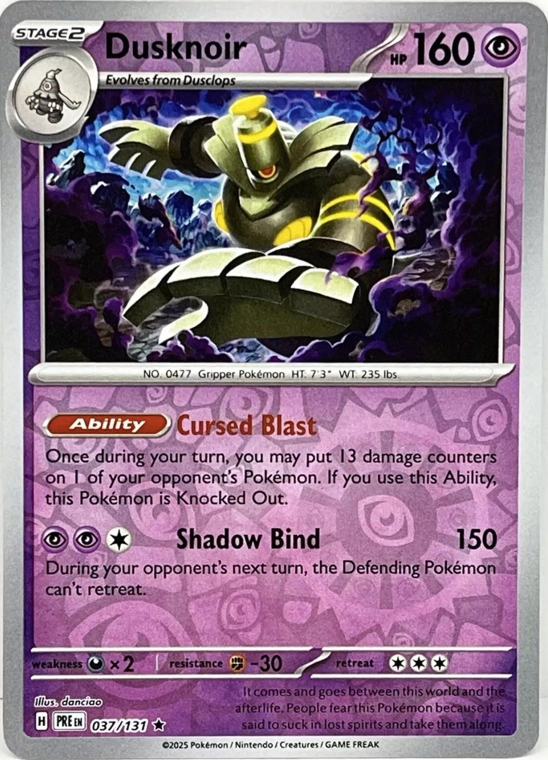 Dusknoir [Reverse] #37 Prices | Pokemon Prismatic Evolutions