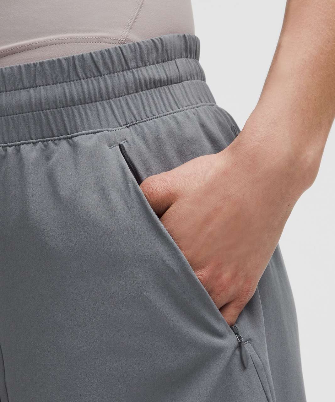 Lululemon Swift Mid-Rise Wide-Leg Pant - Solar Grey - lulu fanatics