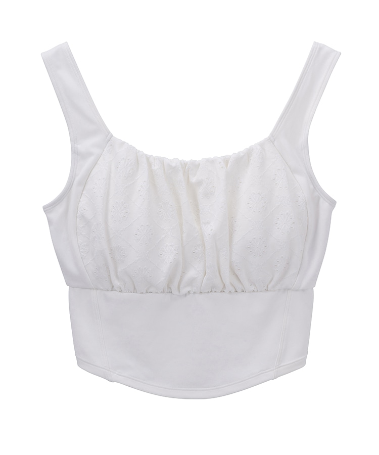 SUKALA】フラワーレースブラトップ(XS・Sサイズ ブラック・ブラウン