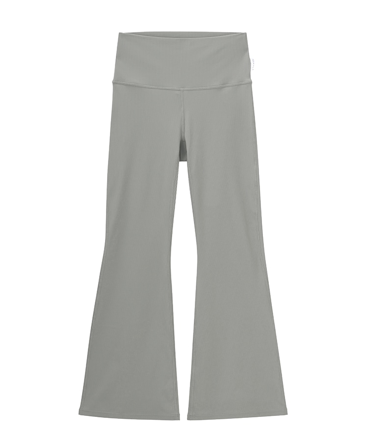 SUKALA】ベーシックリブフレアパンツ(XS・S・L・LLサイズ エスプレッソ