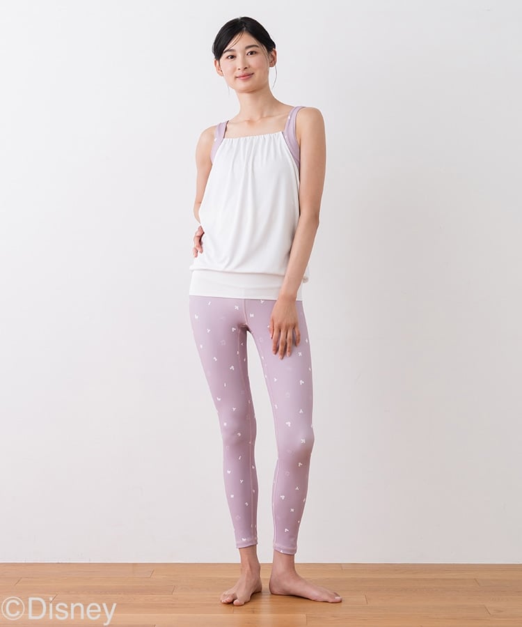 ラバSUKALA ヨガウェアセット ピンク ネイビー M ヨガウェアセットMサイズ