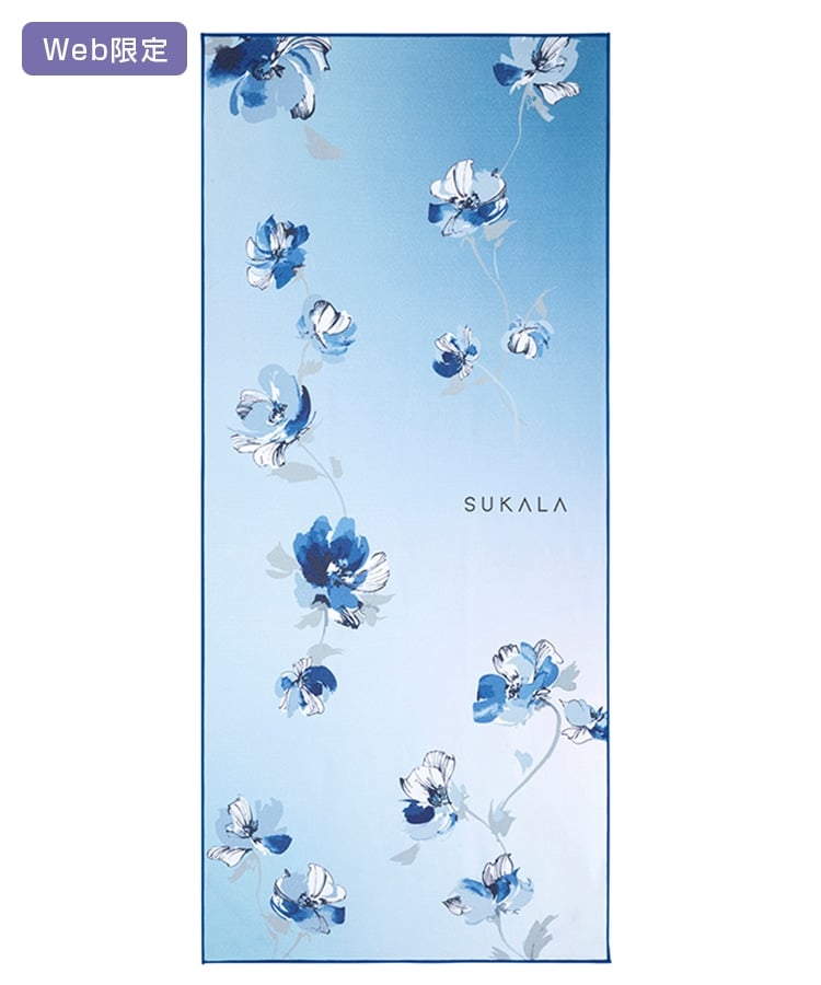 SUKALA】プリントヨギラグ(クリスタルブルー): ヨガグッズLAVA公式