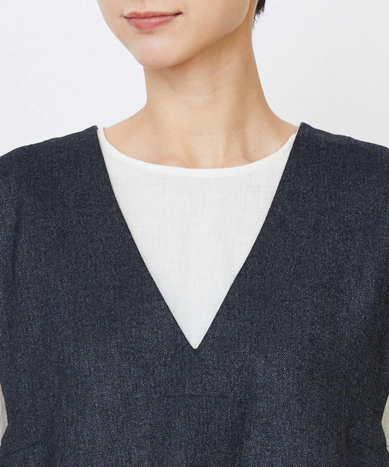 クラシカルツイードAラインベスト｜BIGI online store - ビギ