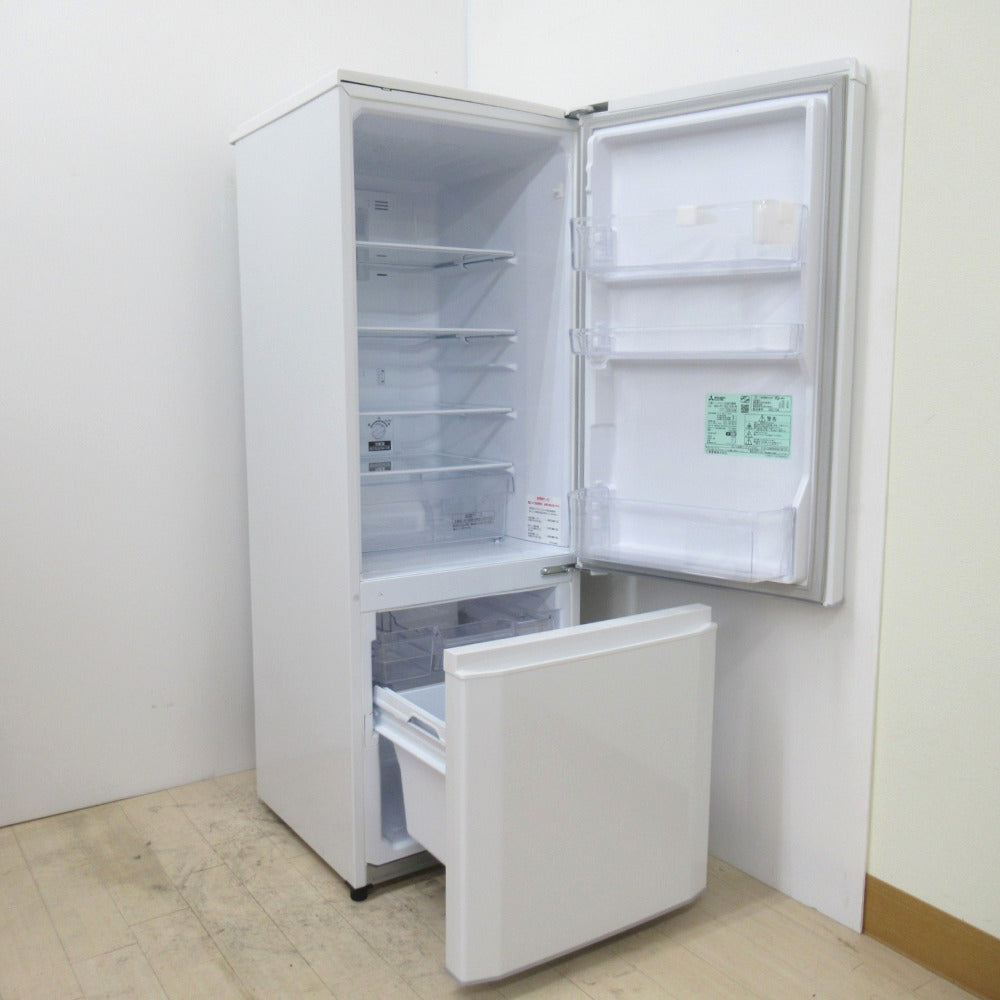 MITSUBISHI ミツビシ 冷蔵庫 168L 2ドア MR-P17EE-KW キーワード