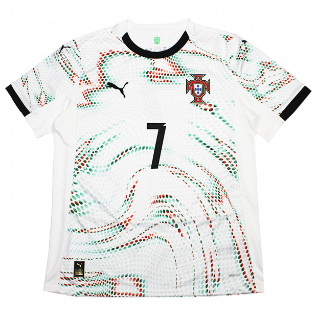 ポルトガル代表 2025 アウェイ 半袖レプリカユニフォーム 7