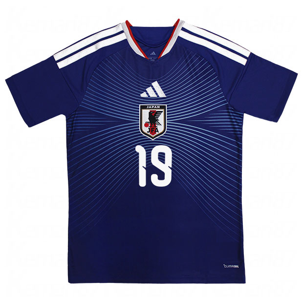 背番号19 小川航基 アディダス サッカー日本代表 2026 ホーム レプリカ