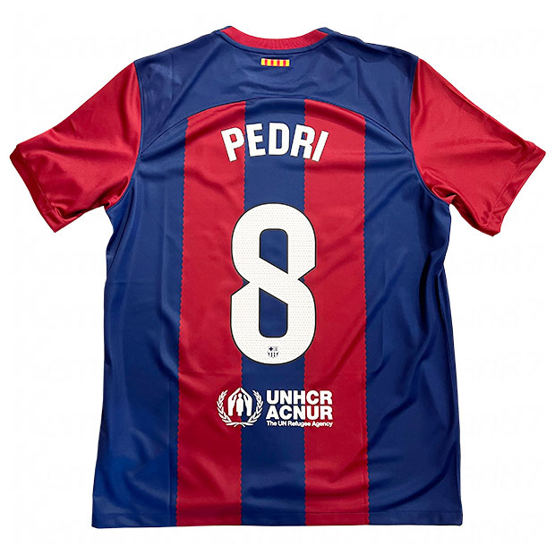 FCバルセロナ 23-24 ホーム 半袖レプリカユニフォーム 8.ペドリ(ペドロ