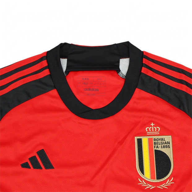 ベルギー代表 2022 ホーム 半袖レプリカユニフォーム 7.デ・ブライネ