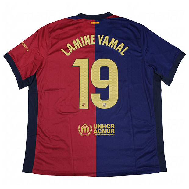 FCバルセロナ 24-25 ホーム 半袖レプリカユニフォーム 19.ラミン
