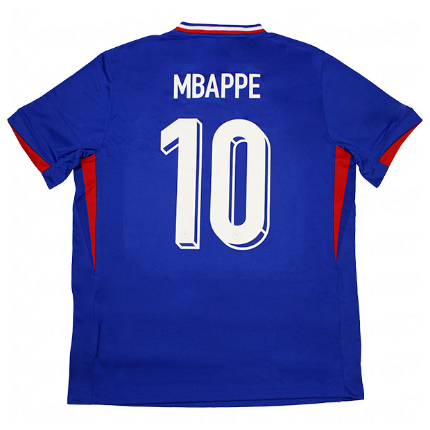 フランス代表 2024 ホーム 半袖レプリカユニフォーム 10.キリアン