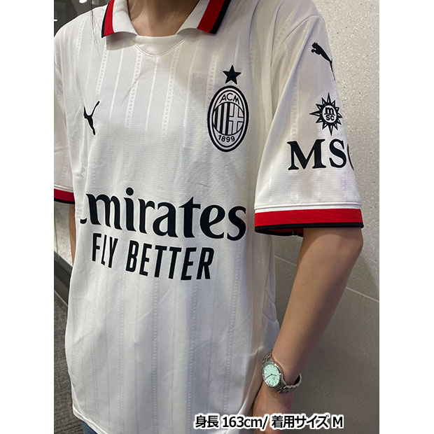 ACミラン 24-25 アウェイ 半袖レプリカユニフォーム | ゲキサカFCストア
