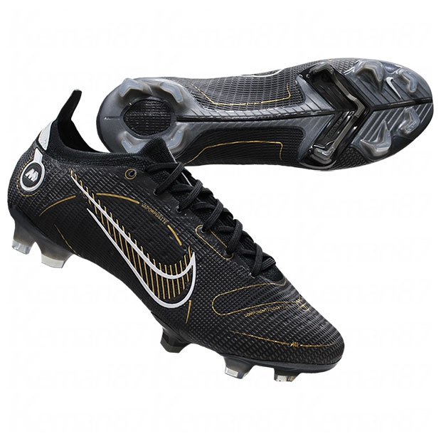 マーキュリアル ヴェイパー 14 エリート FG ブラック×メタリック