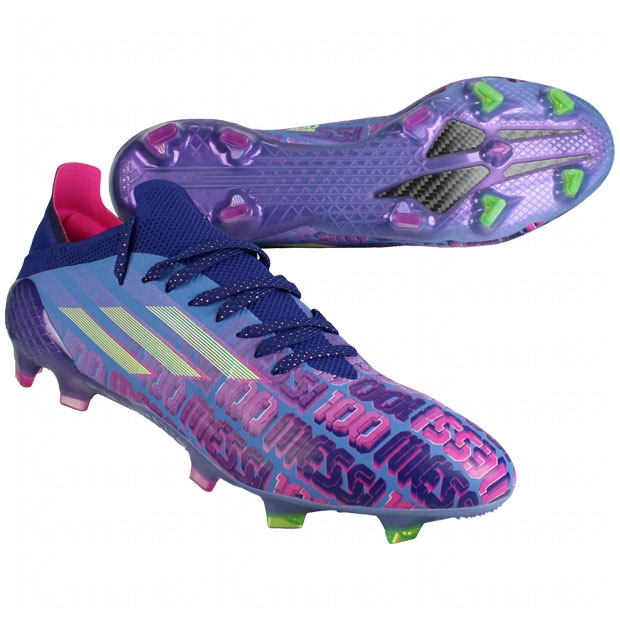 エックス スピードフロー メッシ.1 FG ビクトリーブルー×ショック