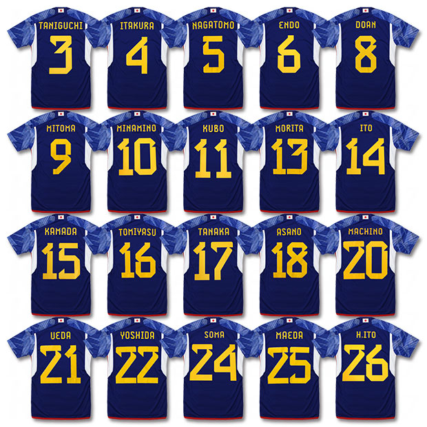 アディダス サッカー日本代表 2022 ホーム レプリカ ユニフォーム