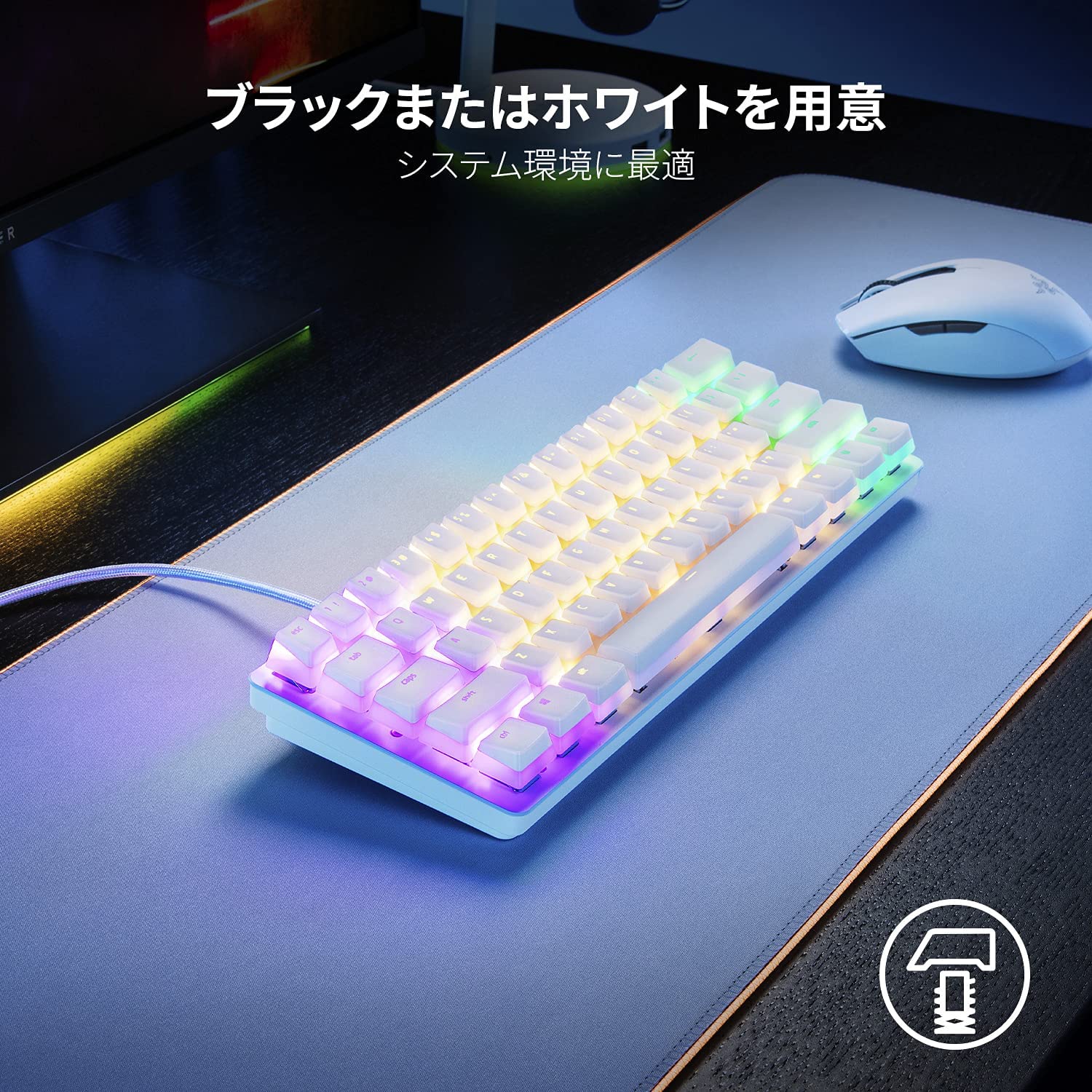 Razer Phantom Keycap Upgrade Set (White) ファントム キーキャップ