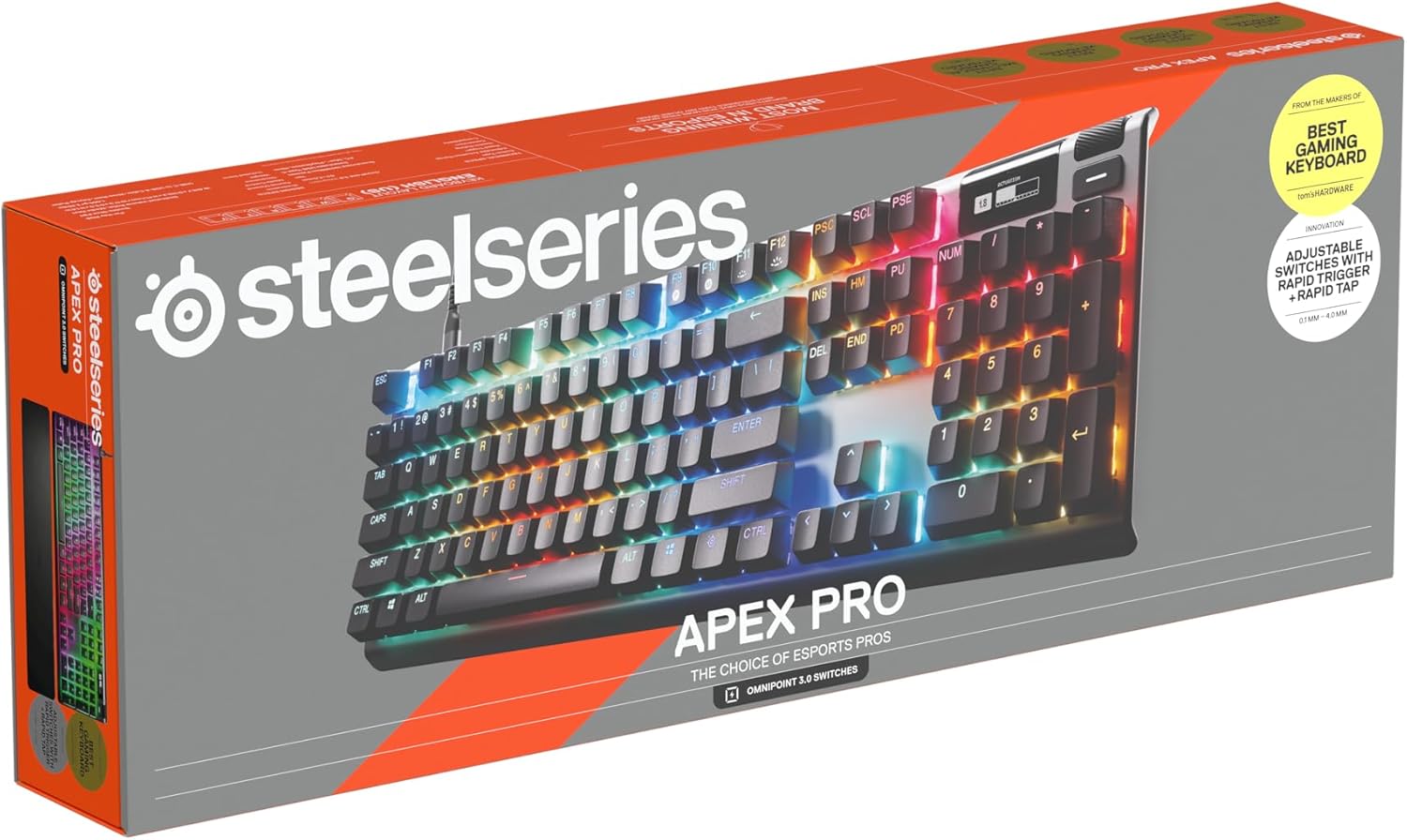 SteelSeries Apex Pro Gen 3 フルサイズ ゲーミングキーボード 日本語