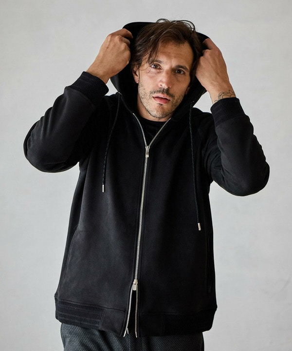 フェイクスエードZIPUPパーカー｜メンズファッション通販 MEN'S BIGI