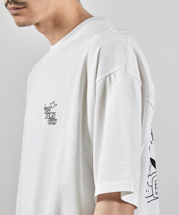 MARK GONZALES/マークゴンザレス 別注】ロゴプリントオーバーサイズT